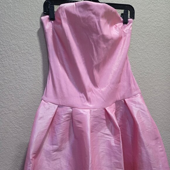 NWT MORE TO COME Cambria Strapless Dress In Pink Size L - Picture 6 of 11